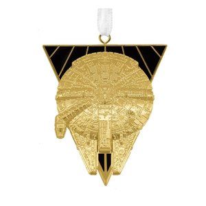 Hallmark Star Wars Millennium Falcon Metal Christmas Tree Ornament